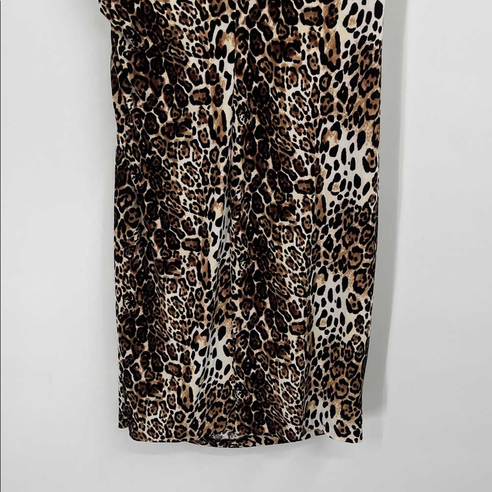 Victorias Secret Leopard Print Sleeveless Dress Size Large - Picture 7 of 8